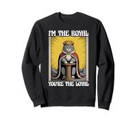 Soy el rey, tú eres el gato lindo y leal, gracioso Sudadera