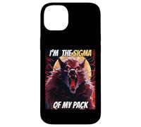 Soy el Sigma de mi Pack Funny Wolf Meme Hombre Lobo Genial Carcasa para iPhone 14 Plus