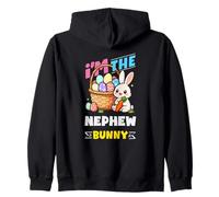 Soy el Sobrino Conejito Caza Huevos Familia Pascua a Juego Sudadera con Capucha