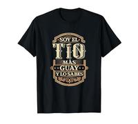 Soy El Tío Más Guay Y lo Sabes Camiseta, Hombre, Negro, L