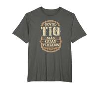 Soy El Tío Más Guay Y lo Sabes Camiseta, Hombre Tallas Grandes, Asfalto, 4X Alto