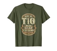 Soy El Tío Más Guay Y lo Sabes Camiseta, Hombre, Verde Oliva, M