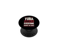 Soy el tío Tuba del Que Todo el Mundo te advirtió PopSockets PopGrip Adhesivo