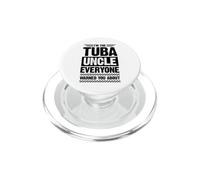 Soy el tío Tuba del Que Todo el Mundo te advirtió PopSockets PopGrip para MagSafe