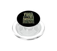 Soy el tío Tuba del Que Todo el Mundo te advirtió PopSockets PopGrip para MagSafe