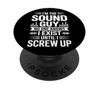 Soy el tipo de sonido que nadie conoce ingeniero de audio divertido PopSockets PopGrip Adhesivo