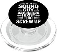 Soy el tipo de sonido que nadie conoce ingeniero de audio divertido PopSockets PopGrip para MagSafe