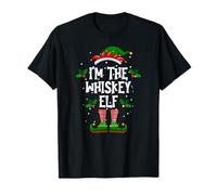 Soy el Whisky Elfo navideño Pijama Pijama PJ Hombres Mujeres Camiseta