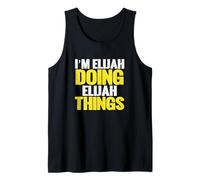 Soy Elijah haciendo las cosas de elijah, nombre divertido Camiseta sin Mangas