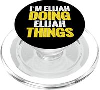 Soy Elijah haciendo las cosas de elijah, nombre divertido PopSockets PopGrip para MagSafe