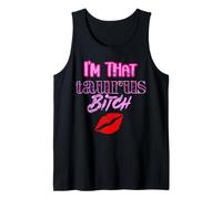 Soy esa chica Tauro Funny Astrology Zodiac Vibes Camiseta sin Mangas