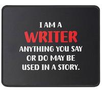 Soy Escritor. Cualquier Cosa Puede Usarse En Una Historia. Mouse Pad Bordes Cosidos Mousepad Lavable Alfombrilla De Ratón para Gaming Ordenador Hogar 25X30Cm