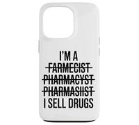 Soy Farmacéutico Vendo Medicamentos Dispensador Laboratorio Carcasa para iPhone 13 Pro