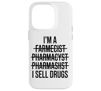 Soy Farmacéutico Vendo Medicamentos Dispensador Laboratorio Carcasa para iPhone 14 Pro