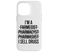 Soy Farmacéutico Vendo Medicamentos Dispensador Laboratorio Carcasa para iPhone 14 Pro MAX