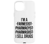 Soy Farmacéutico Vendo Medicamentos Dispensador Laboratorio Carcasa para iPhone 15 Plus