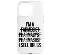 Soy Farmacéutico Vendo Medicamentos Dispensador Laboratorio Carcasa para iPhone 15 Pro MAX