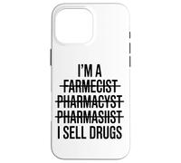 Soy Farmacéutico Vendo Medicamentos Dispensador Laboratorio Carcasa para iPhone 16 Pro MAX