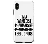 Soy Farmacéutico Vendo Medicamentos Dispensador Laboratorio Carcasa para iPhone XS MAX