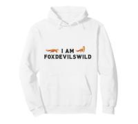 Soy Fox Devils Animales Salvajes Pet Funny German Dicho Sudadera con Capucha