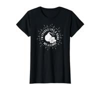 Soy frágil como una Bomba, no una Flor Retro Camiseta gráfica económica, Mujer, Negro, M