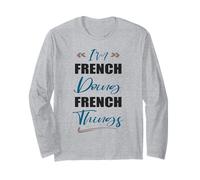 Soy francés Haciendo Cosas francesas Funny France Lover Manga Larga