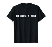 Soy George W Bush Disfraz de Halloween Instant Lazy Political Camiseta
