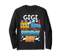 Soy Gigi of The Birthday Boy Tren Juguete a Juego Fiesta Familiar Manga Larga