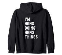 Soy Hans Haciendo Cosas de Hans Sudadera con Capucha