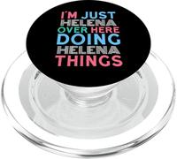 Soy Helena aquí Haciendo Helena Things Nombre PopSockets PopGrip para MagSafe