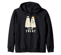 Soy His Treat Ghosts, Divertida Pareja a Juego para Halloween Sudadera con Capucha