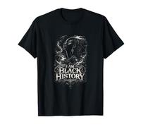 Soy Historia Negra Afro Reina Orgullo diseño Camiseta