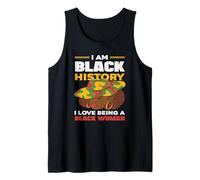Soy Historia Negra Me Encanta ser Mujer Negra Camiseta sin Mangas