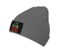 Soy Historia Negra Mujer Hombre Gorro De Punto Moderno Gorro De Invierno Elástico Gorra Holgado para Ciclismo Deporte Esquí