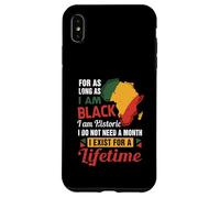 Soy histórico, no necesito un mes de historia negra para toda la vida Carcasa para iPhone XS Max