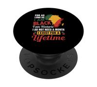 Soy histórico, no necesito un mes de historia negra para toda la vida PopSockets PopGrip Adhesivo