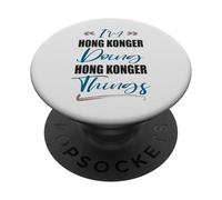 Soy Hong Konger Haciendo Cosas de Hong Konger Amante de Hong Kong PopSockets PopGrip Adhesivo