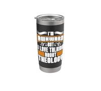 Soy incómodo, pero me encanta hablar teología teóloga del seminario Vaso térmico de acero inoxidable de doble pared