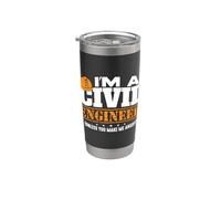 Soy ingeniero civil a menos que usted contratista Ingeniero civil Vaso térmico de acero inoxidable de doble pared