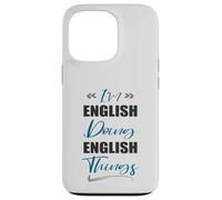Soy Inglés Haciendo Cosas en inglés Funny England Lover Carcasa para iPhone 13 Pro