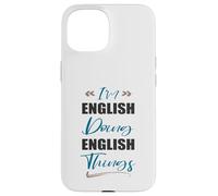 Soy Inglés Haciendo Cosas en inglés Funny England Lover Carcasa para iPhone 15