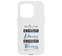 Soy Inglés Haciendo Cosas en inglés Funny England Lover Carcasa para iPhone 15 Pro
