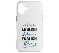 Soy Inglés Haciendo Cosas en inglés Funny England Lover Carcasa para iPhone 16 Plus