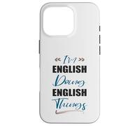 Soy Inglés Haciendo Cosas en inglés Funny England Lover Carcasa para iPhone 16 Pro
