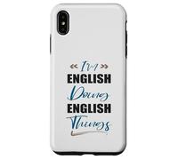 Soy Inglés Haciendo Cosas en inglés Funny England Lover Carcasa para iPhone XS MAX