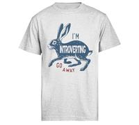 Soy Introvertido, Vete À Manches Courtes Pour Hommes Gris Grey Men tee Short Sleeve T-Shirt
