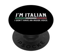 Soy Italiano, no Tengo una Voz Interior PopSockets PopGrip Adhesivo