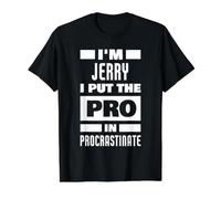Soy Jerry Diciendo un Nombre Divertido de Jerry Camiseta gráfica económica, Hombre, Negro, L