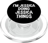 Soy Jessica Haciendo Jessica Cosas Gracioso Dicho PopSockets PopGrip para MagSafe