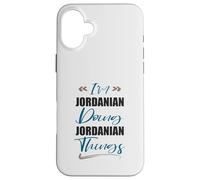 Soy jordano Haciendo Cosas jordanas Funny Jordan Lover Carcasa para iPhone 16 Plus